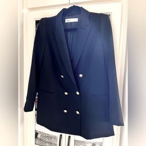Zara Double Breasted Blazer
